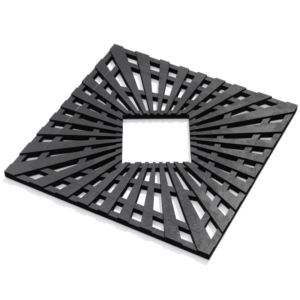 Приствольная решетка для дерева ZKING ATMOSPHERE 1.2х1.2м Черная в Черкесске фото