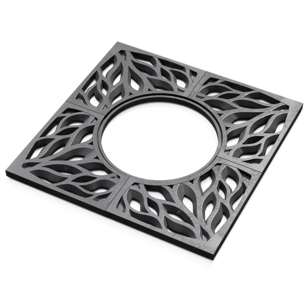 Приствольная решетка для дерева ZKING CRUST 1.2х1.2м Серая